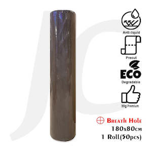 Disposable Bed Sheet Roll 180x80cm Coffee Brown Breath Hole CB+ 1 Roll 50pcs J52BJY