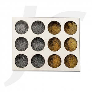 Sequin Glitter Powder: Lan Qi Nuo Glitter Powder 12 in 1 J85GWB