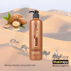 Cynos Thairapy Morocco Argan Oil Moisture Vitality Shampoo 500ml J14 CAS5**