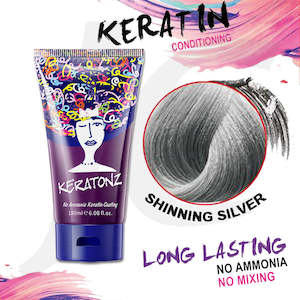 KERATONZ Semi-Permanent Hair Color Shinning Silver 180ml J11KSS*