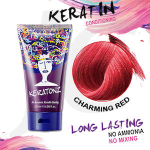KERATONZ Semi-Permanent Hair Color Charming Red 180ml J11KCR*