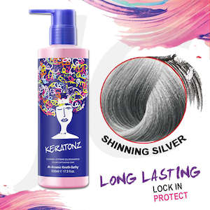 KERATONZ Lock In Shampoo Shinning Silver 500ml J11SSS*