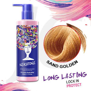 Keratonz: KERATONZ Lock In Shampoo Sand Golden 500ml J11SSG*