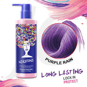 Keratonz: KERATONZ Lock In Shampoo Purple Rain 500ml J11SPR*