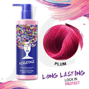 KERATONZ Lock In Shampoo Plum 500ml J11SPU*