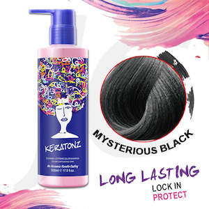 KERATONZ Lock In Shampoo Mysterious Black 500ml J11SMB*