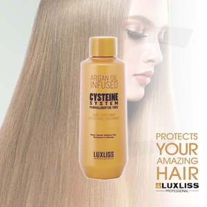 LUXLISS Keratin CYSTEINE System Curl Softening Smooth Treatment 100ml J16KSS**