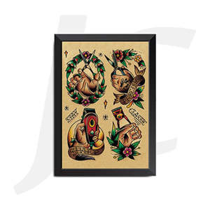 Book Poster Flag: Poster With Frame 45.5x31.5cm M2 J36WWG