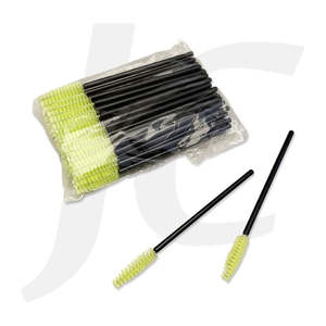 Disposable Small Eyelash Brush Green Bristle 50pcs JMS-02 J61ESD