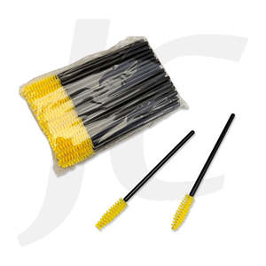 Disposable Small Eyelash Brush Yellow Bristle 50pcs JMS-02 J61HSD