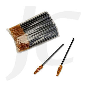Disposable Small Eyelash Brush Brown Bristle 50pcs JMS-02 J61WSJ