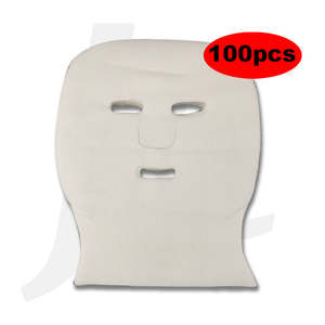 Bowl Spatula Sheet Accessories: Facial Masking Gauze With Neck 100pcs J64MYB