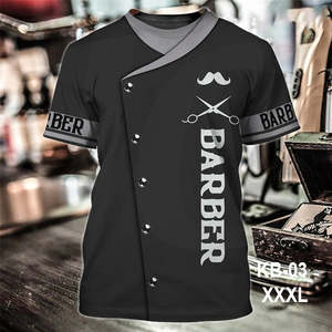 Barber Uniform T-Shirt KB-03 XXXL J26ENT
