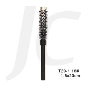 Comb Brush Roller Clip: Round Brush Hair Root Black Gold Large T29-1 16# 1.6x23cm J23DBR