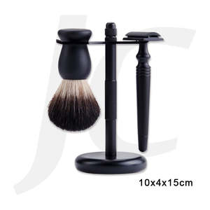Premium Shaving Set Titanium Black  10x4x15cm J25TBK