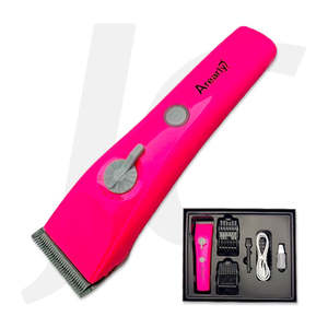 Hair Machine: [USB Charger Not Included] Arearly Hair Clipper Pink J31CNA
