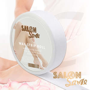 Wax Strip Spatula Remover: SALON Save Wax Strip Roll Non-woven Fabric 7CM x 100Meters J42MRS