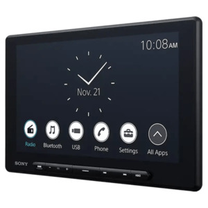 Sony XAV-AX8500 head unit with 10.1″ capacitive floating screen