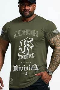 3018 ARMY-G RELENTLESS TEE