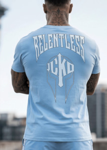 TEE: 3018 SPARTAN CRUE BABY BLUE