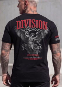 TEE: 3018 ANGELS N IRON TEE RED