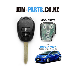 Products: TOYOTA Remote KEY Fob Transmitter 2 Buttons 315Mhz B51TE For TOYOTA AQUA / Hiace / VITZ