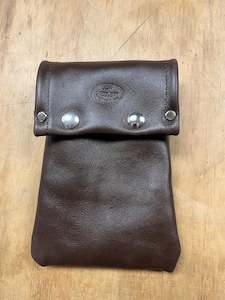 Leather: Large notebook pouch