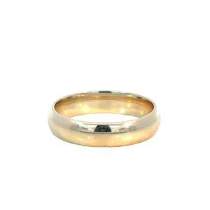 Unisex Half Dome Wedding Band - 5.0mm