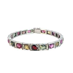 Vintage Multi Gem Bracelet