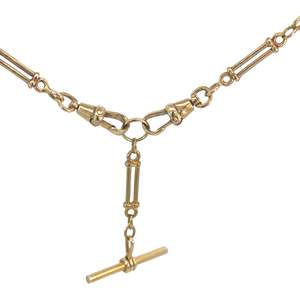 Jewellery Necklaces: Paperclip Link Fob Chain Necklace