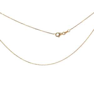 Jewellery Necklaces: 18ct Yellow Gold Trace Chain - 45cm