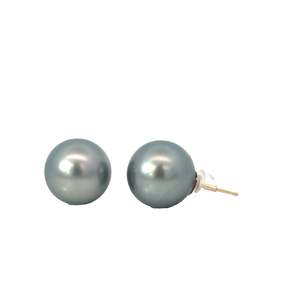 Jewellery Earrings: Tahitian Pearl Stud Earrings