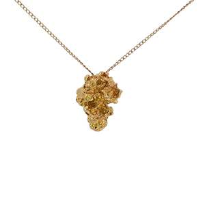 14ct Yellow Gold Nugget Pendant
