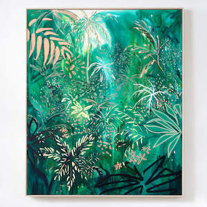 Originals On Canvas: Gleam - Original Artwork on Canvas by Jen Sievers