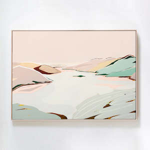 Wide Eyes (Lake Eildon) - Original Artwork on Canvas by Jen Sievers