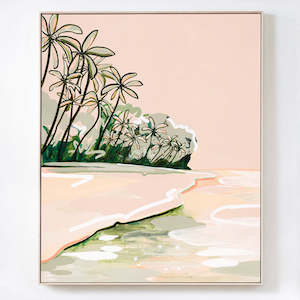 Sun Seekers: Dawn Dip (Rarotonga) - Limited Edition Print