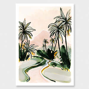 Prints: River Bliss Art Print A4