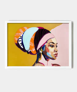 Her Love Conquers' Art Print as seen on The Block NZ A4