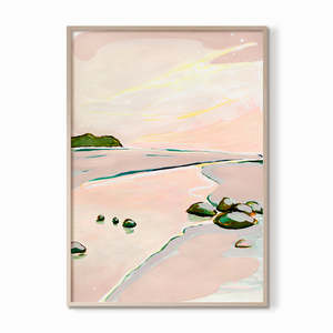 Hot Water Dawn Art Print A4