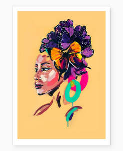 Prints: She Tames the Spirits' Art Print A4