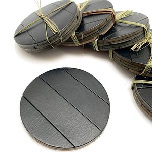Products: Up-cycled Leather Coasters - Jennifer Strange