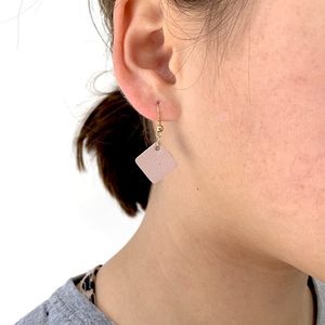 ‘Diamond Delights’ Leather Earrings - Jennifer Strange