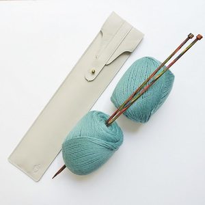 Leather Knitting Needles Case - Jennifer Strange