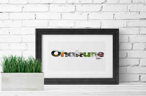 Products: New Zealand Town Name Photograph Print Art – Ohakune - Jenny Latto