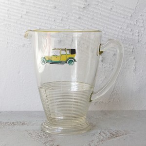 Vintage Crown Crystal Glass Jug – Large