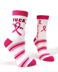 F**k Cancer ~ Women's Crew Socks by FabDaz