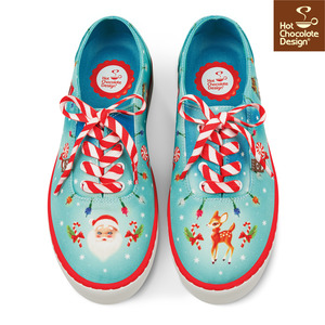 Hot Chocolate Design All Flats: HCD Sneakers ~ Kitsch Christmas