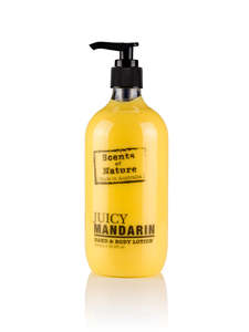 Tilleys Soaps: Hand & Body Lotion ~ 500ml Juicy Mandarin