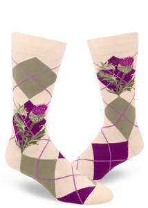 Argyle Thistle - Men's Crew by Modsocks