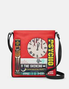 Sale Items: Horror Bookworm ~ Leather Cross Body Bag LUCKY LAST 30% OFF